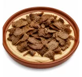 HUMMUS WITH LAMB SHAWARMA