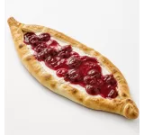 PUCK PIDE WITH SOUR CHERRY JAM