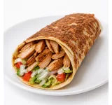LAHMACUN WITH CHICKEN SHAWARMA